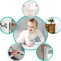 Zabezpieczenie ściany silikonowe - 6 szt Ricokids RK-989