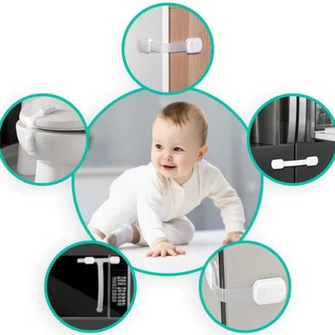 Zabezpieczenie otwierania szafek Ricokids 798100 6 szt białe