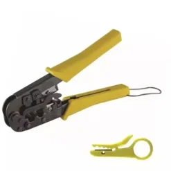 ZACISKARKA DO ZŁĄCZY MODULARNYCH, SZCZYPCE ELEKTROTECHNICZNE, DEDRA 1268 RJ45, RJ12, RJ11, 4P4C, 4P2C