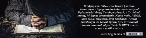 Zakładka 25 do książki Przylgnąłem, PANIE, do Twoich pouczeń
