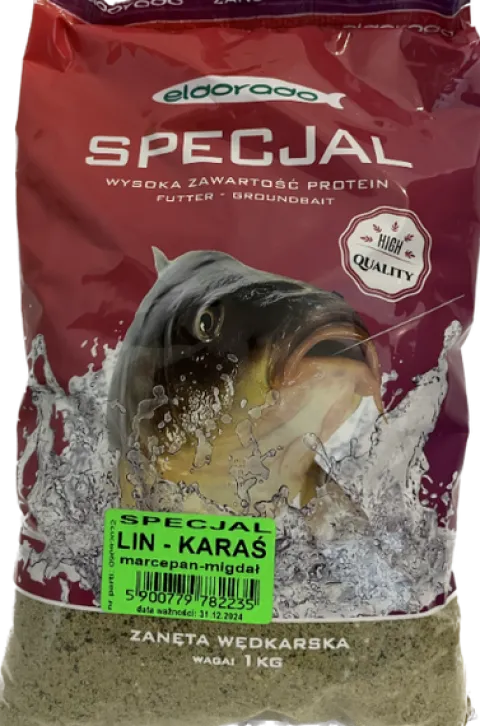 Zanęta Eldorado SPECJAL Lin Karaś marcepan 1 KG