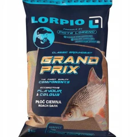 Zanęta Lorpio Grand Prix Dark Roach 1000g Ciemna Płoć