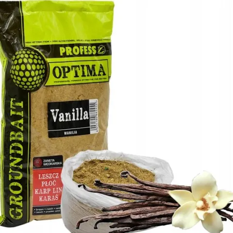 Zanęta Wędkarska firmy PROFESS OPTIMA Wanilia 1 kg