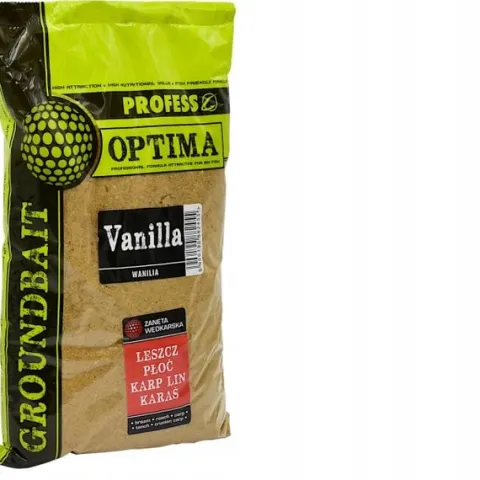 Zanęta Wędkarska firmy PROFESS OPTIMA Wanilia 1 kg