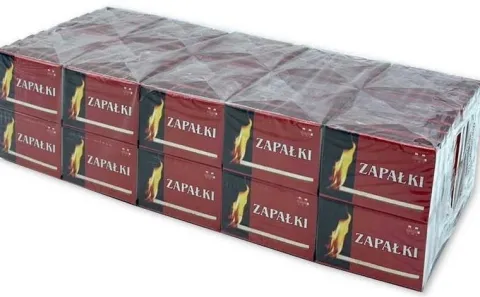Zapałki krótkie MONONEGRO 100 pudełek (100 x ~38szt.) 44mm
