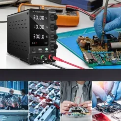 ZASILACZ LABORATORYJNY SERWISOWY TECHREBAL SPS-C3010 30V 10A USB 5V + KABLE