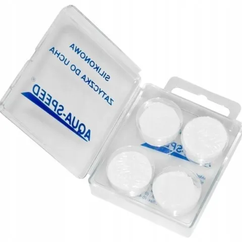 Zatyczki do uszu na basen uniwersalne silikonowe Aqua-Speed 4 szt.