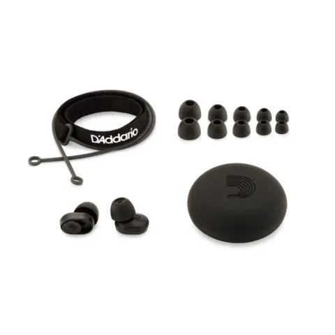 Zatyczki stopery do uszu -12dB -24dB Daddario
