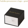 Zawieszka srebrna rodowana z labradorytem - łza