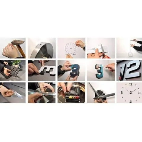 Zegar Ścienny Diy Ruhhy 22143