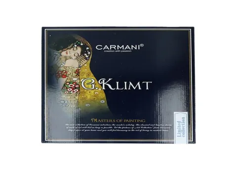 Zegar ścienny - G. Klimt, Pocałunek (CARMANI)