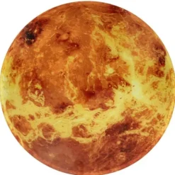 Zegar Ścienny Nowoczesny Planeta Mars z Wyświetlaczem LED 32 cm 12/24H
