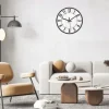 Zegar ścienny Oskar cichy czytelny nowoczesny Loft