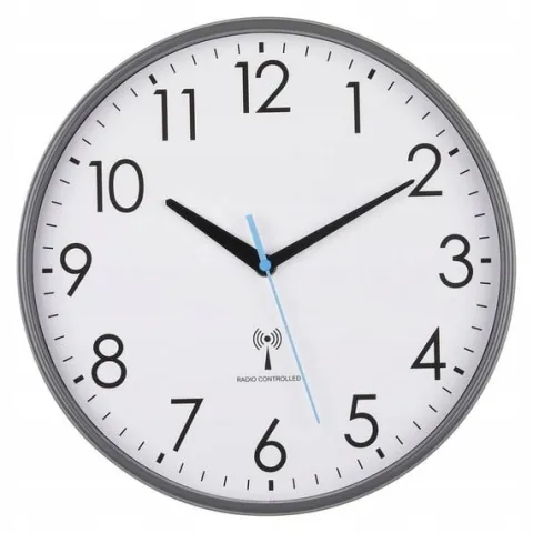 Zegar ścienny sterowany radiowo 30cm DCF77