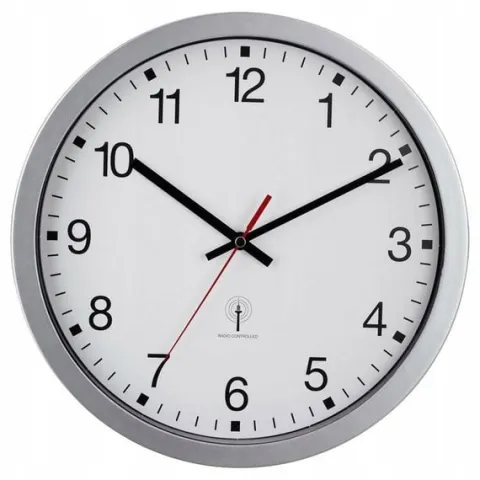Zegar ścienny sterowany radiowo 30cm DCF77