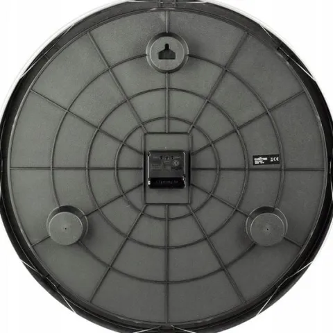 Zegar ścienny sterowany radiowo 50cm DCF77 aluminium