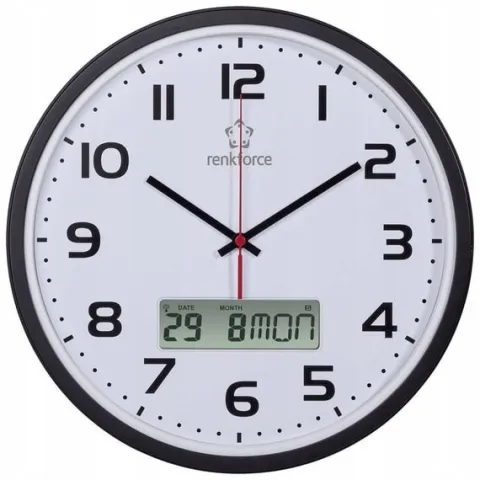 Zegar ścienny sterowany radiowo 30cm DCF77