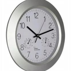 Zegar ścienny sterowany radiowo temperatura 34cm