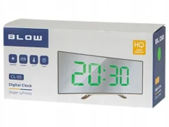 ZEGAR CYFROWY ZEGAREK ELEKTRONICZNY STOJĄCY TERMOMETR GODZINA BUDZIK LCD