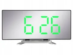 ZEGAR CYFROWY ZEGAREK ELEKTRONICZNY STOJĄCY TERMOMETR GODZINA BUDZIK
