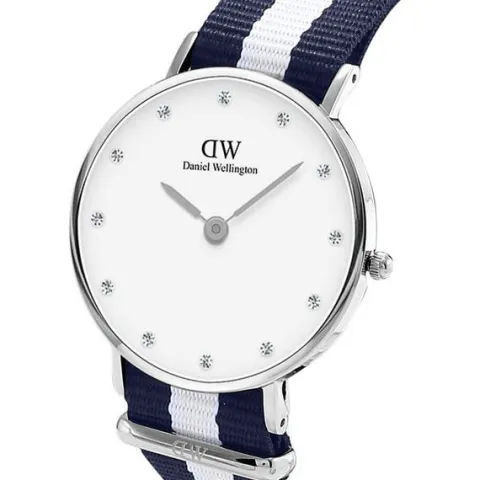 ZEGAREK DAMSKI DANIEL WELLINGTON Glasgow Silver DW00100082 + BOX