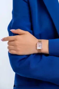 ZEGAREK DAMSKI DANIEL WELLINGTON Quadro Lumine Bezel Melrose Pink