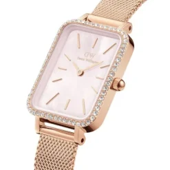 ZEGAREK DAMSKI DANIEL WELLINGTON Quadro Lumine Bezel Melrose Pink
