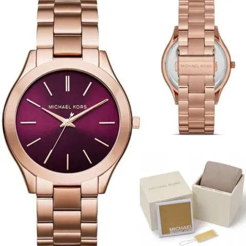 ZEGAREK DAMSKI Michael Kors Slim Runway MK3436 (zm563a)