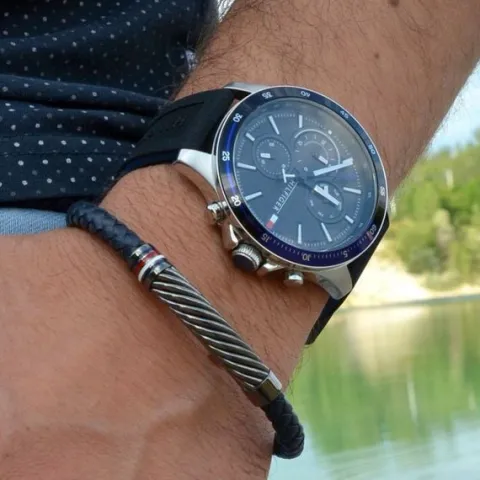 ZEGAREK MĘSKI TOMMY HILFIGER 1791724 BANK (zf023d)