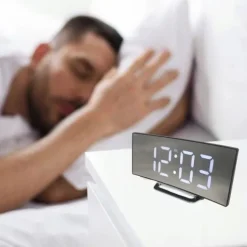 Zegar Elektroniczny Cyfrowy LED Zegarek Elektroniczny Budzik z