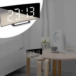 Zegar Elektroniczny Cyfrowy LED Zegarek Elektroniczny Budzik z