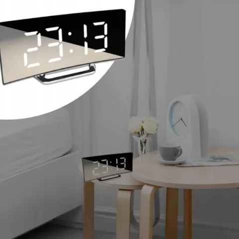 Zegar Elektroniczny Cyfrowy LED Zegarek Elektroniczny Budzik z