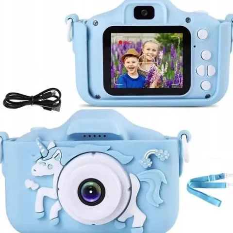 ZESTAW APARAT CYFROWY FOTOGRAFICZNY NOWY DLA DZIECI KAMERA + KARTA 32GB