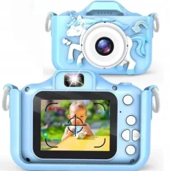 ZESTAW APARAT CYFROWY FOTOGRAFICZNY NOWY DLA DZIECI KAMERA + KARTA 32GB