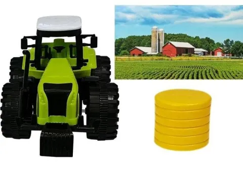 Zestaw Autek Farmerskich Opryskiwacz Prasa