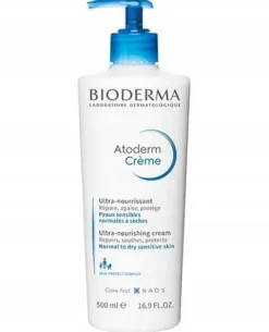 Zestaw Bioderma Atoderm Creme Ultra 500 ml + Olejek Nawilżający Huile 1L