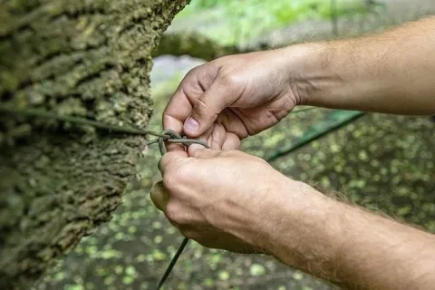 ZESTAW BIWAKOWY NEO TARP PŁACHTA WODOODPORNA LINKA PARACORD SPORK SURVIVAL