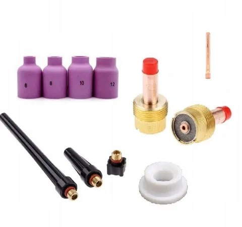 ZESTAW CZEŚCI TIG BOX SR17 SR26 JUMBO SOCZEWKA 2,4mm #24