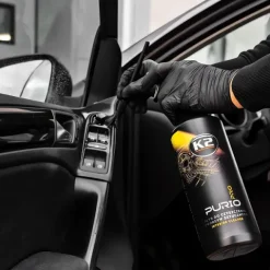 ZESTAW DO CZYSZCZENIA PLASTIKÓW K2 PURIO PRO 1L + PĘDZELEK MIKROFIBRA