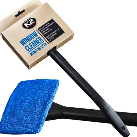 Zestaw Do Mycia Szyb K2 Nuta Pro Glass Cleaner 1L Ścierka Mikrofibra Myjka