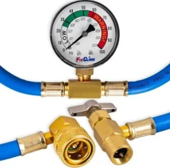 ZESTAW DO NAPEŁNIANIA KLIMATYZACJI AUT GAZ R134A CZYNNIK CHŁODNICZY KLIMY