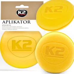 Zestaw Do Odnawiania Plastików Gumy Czernidło Gąbka Aplikator K2 Bono Black