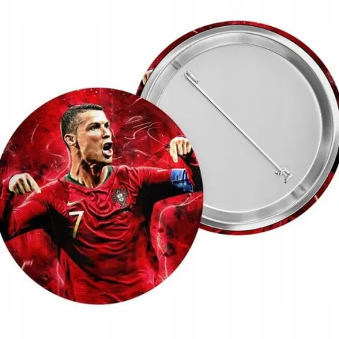 Zestaw do Szkoły Czerwony Plecak + Piórnik + Pin CRISTIANO RONALDO