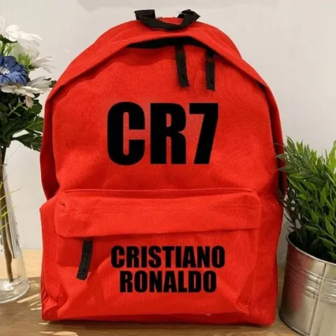 Zestaw do Szkoły Czerwony Plecak + Piórnik + Pin CRISTIANO RONALDO
