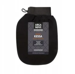 ZESTAW HAMMAM CZARNE MYDŁO i RĘKAWICA PEELING