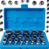 ZESTAW KLUCZY NASADKI SPLINE 8-32 KLUCZE 1/2 19el
