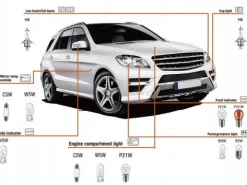ZESTAW KOMPLET ŻARÓWEK ZAPASOWYCH ŻARÓWKI 2x H4 12V + BEZPIECZNIKI ZASOBNIK