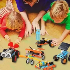 ZESTAW MAŁY ELEKTRONIK EKSPERYMENTY ZABAWKA ROBOT SAMOCHÓD ELEKTRYK NAUKA