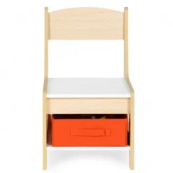 ZESTAW MEBLI DZIECIĘCYCH ECOTOYS MDF Z TABLICĄ KREDOWĄ I SCHOWKIEM