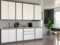 Zestaw mebli kuchennych Meble kuchenne Kuchnia bezuchwytowa LUX 2,6m